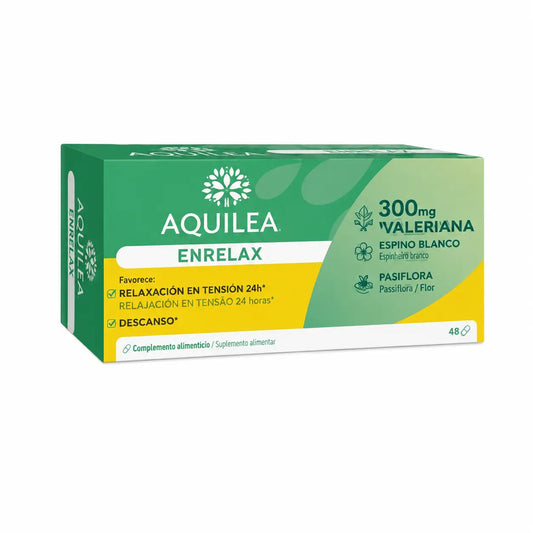 Aquilea Enrelax Valériane + Aubépine + Passiflore, 48 gélules