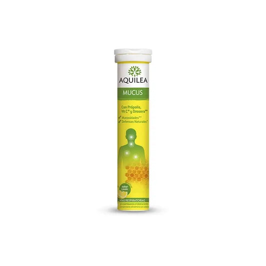 Aquilea Mucus Lemon 15 Comprimés Effervescents