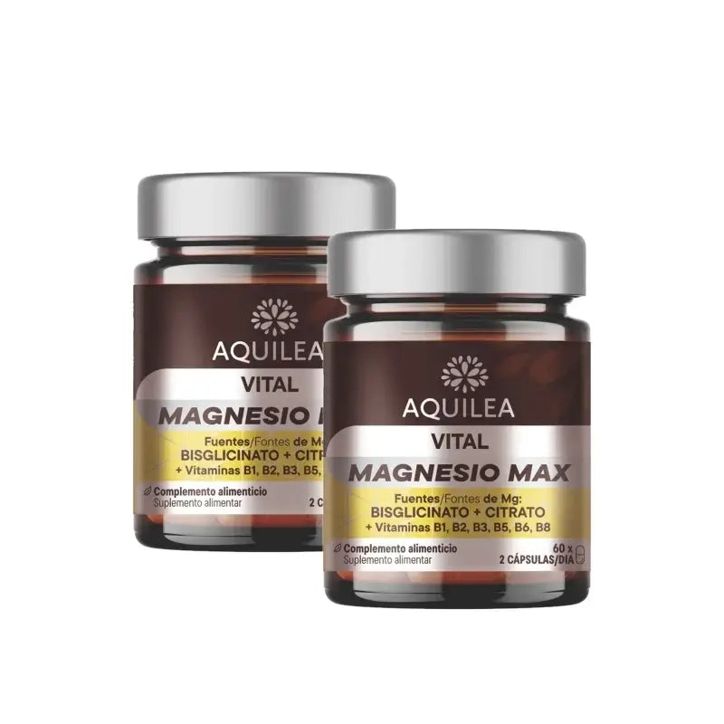 Aquilea Vitals Magnésium Plus, 60 gélules, lot de 2