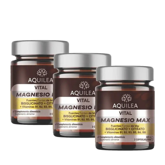 Aquilea Vitals Magnésium Plus, 60 gélules, lot de 3