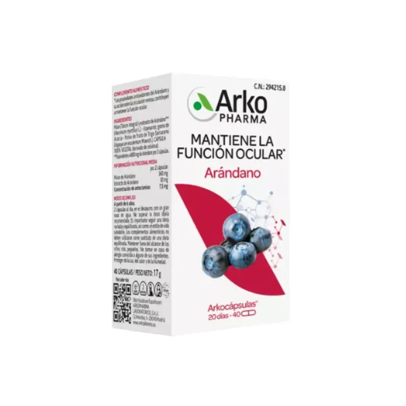 Arkopharma Arkocápsulas Myrtille, 40 gélules