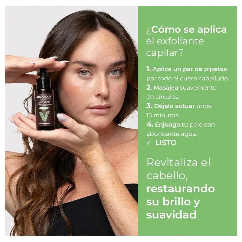 Arganour Hair Vitalytox - Revitalisant du cuir chevelu, 50 ml