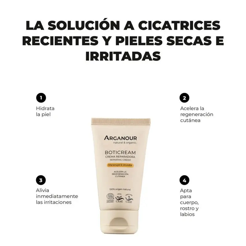Boticream Arganour Crème Réparatrice Corps, 40 Ml