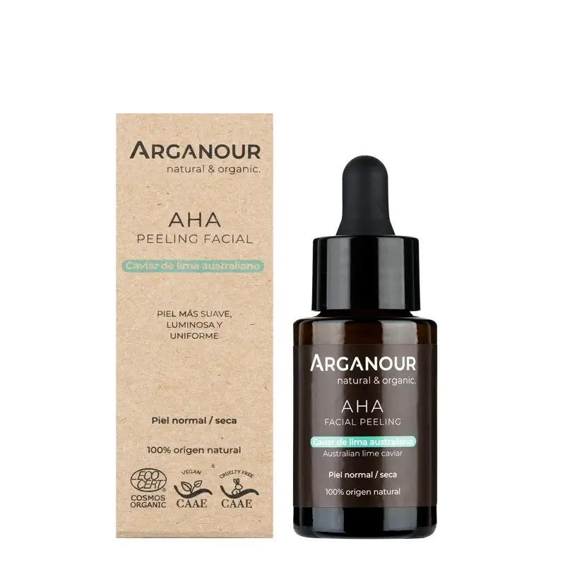 Arganour Facial Aha - Gommage au citron vert australien, 30 Ml