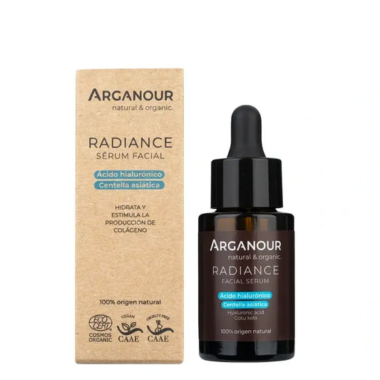 Arganour Sérum éclat visage Acide Hyaluronique et Centella Asiatica, 30 Ml