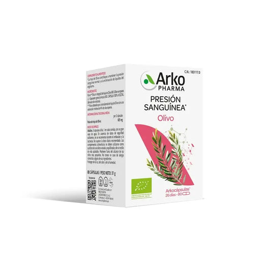 Arkocapsules d'olivier bio, 80 unités