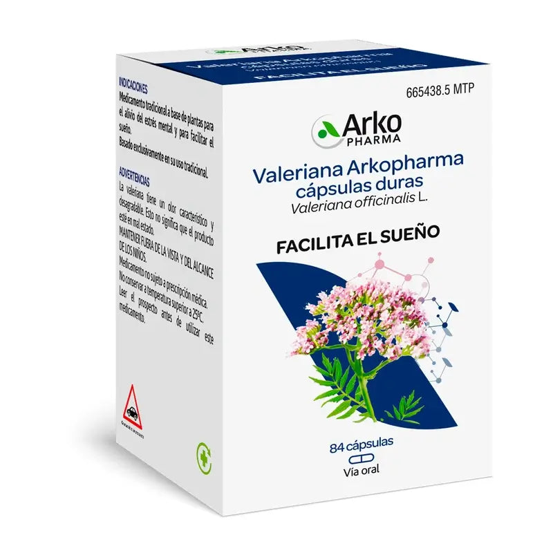 Arkopharma Arkocápsulas Valériane, 84 gélules
