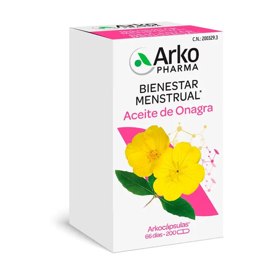 Arkopharma Arkocápsulas Evening Primrose Oil, 200 capsules