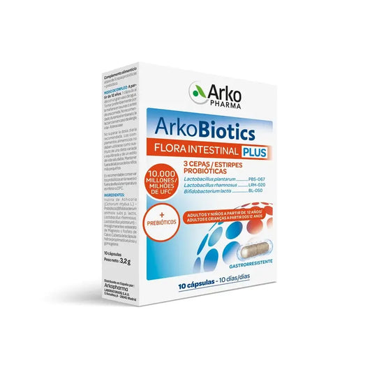 Arkopharma Arkobiotics Intestinal Flora Plus, 10 gélules