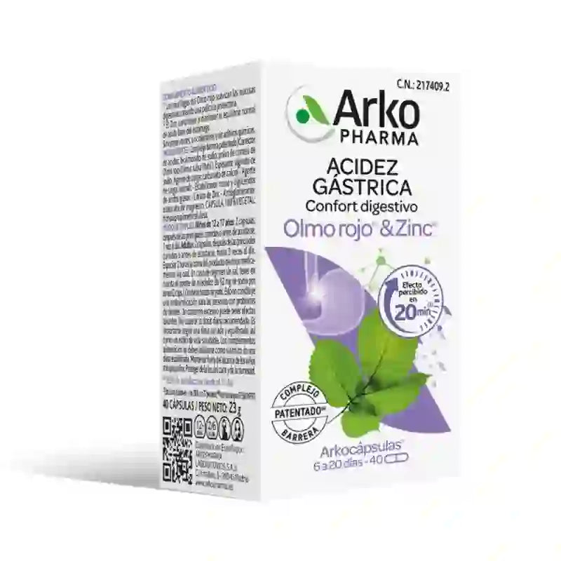 Arkopharma Arkocápsulas Brûlures d'estomac, 40 gélules