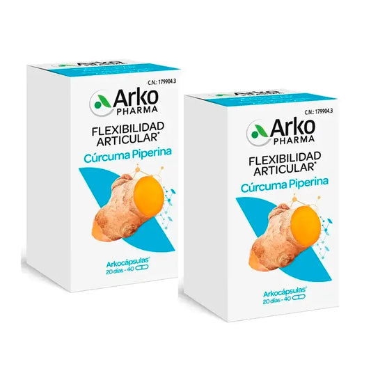 Arkopharma Arkocápsulas Curcuma Bio, 2x40 gélules