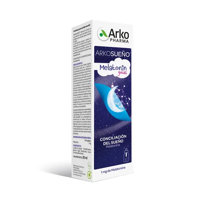 Arkopharma Arkosueño Gouttes de Mélatonine, 30 ml