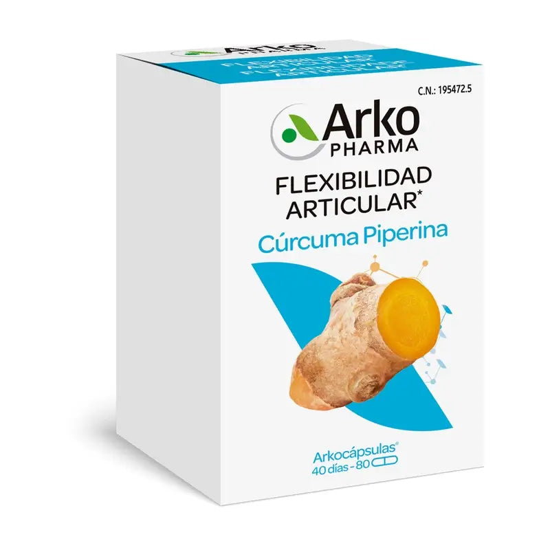Arkopharma Curcuma Bio, 80 gélules