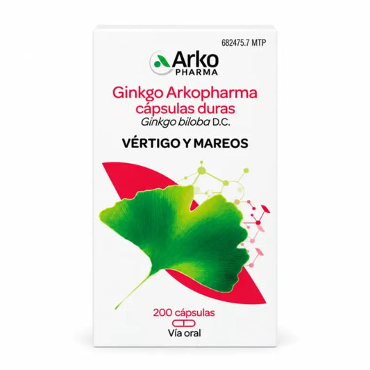 Arkopharma Arkocápsulas Ginkgo Biloba, 200 gélules