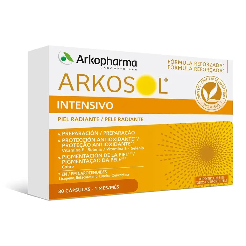 Arkopharma Arkosol Intensif Peau Radieuse, 30 perles