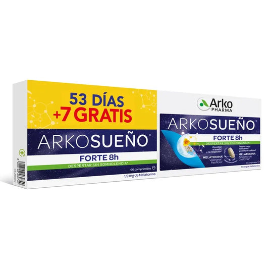 Arkopharma Arkosueño Forte 8H Bicapa, 2X30 comprimés