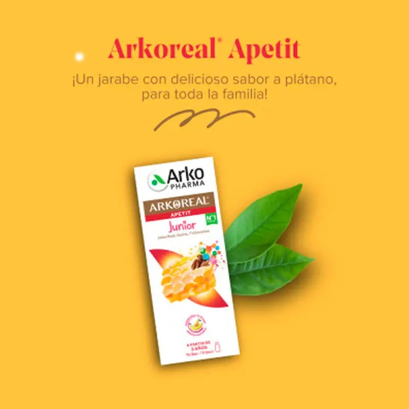 Arkopharma Arkoreal Gelée Royale Sirop Apetit Junior, 150 ml