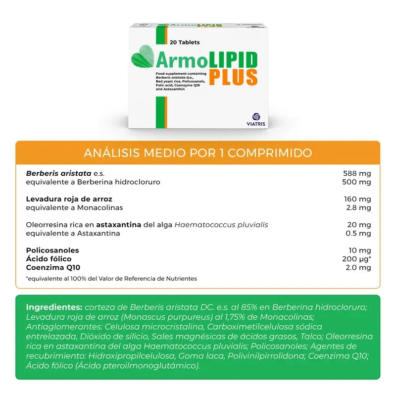 Armolipid Plus Cholestérol, 2 x 30 comprimés