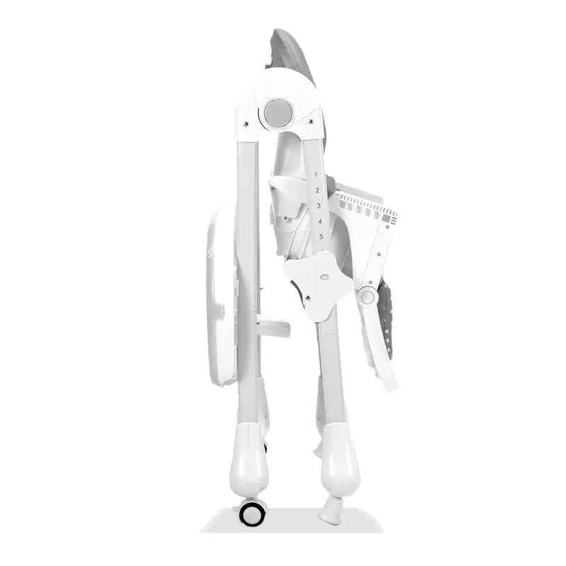 Chaise haute Asalvo à roulettes Bunny Grey