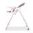 Chaise haute à roulettes Asalvo Pink Bunny