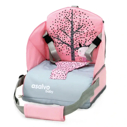 Chaise haute de voyage Asalvo Nordica rose