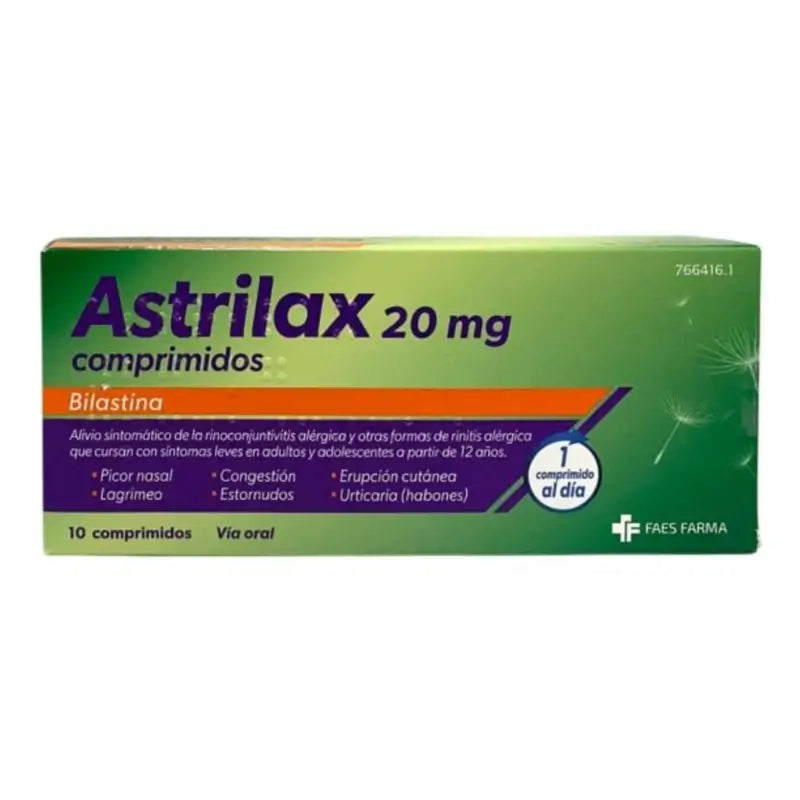 Astrilax 20 Mg, 10 comprimés