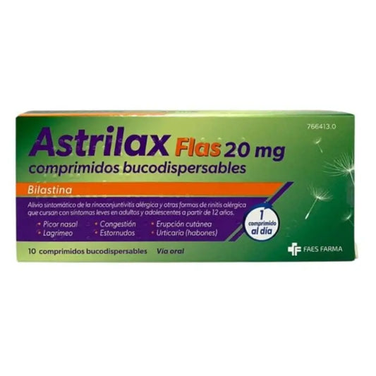Astrilax Flas 20 Mg, 10 tablets