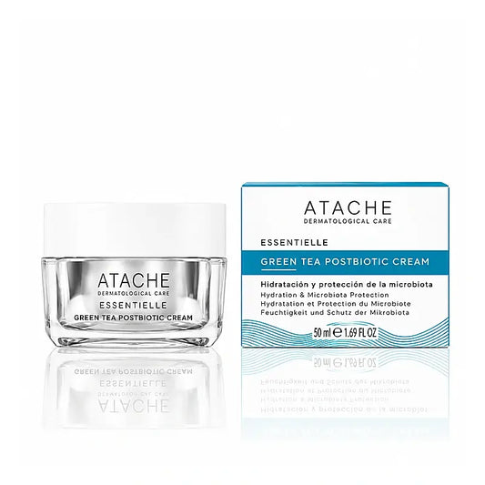 Crème postbiotique au thé vert Essentielle d'Atache, 50 ml