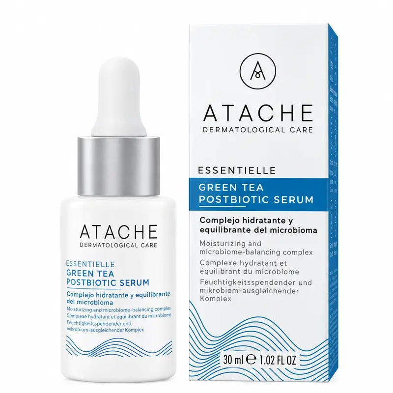 Atache Essentielle Sérum postbiotique au thé vert, 30 ml