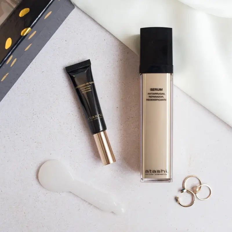 Atashi Sérum Redensifiant Anti-Age + Coffre Contour des Yeux Anti-Rides