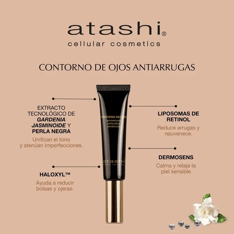 Atashi Sérum Redensifiant Anti-Age + Coffre Contour des Yeux Anti-Rides