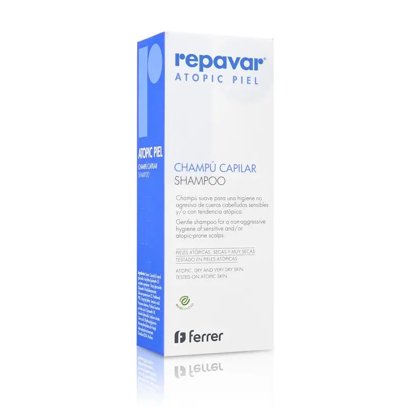 Repavar Shampooing pour peau atopique et cheveux 200 ml
