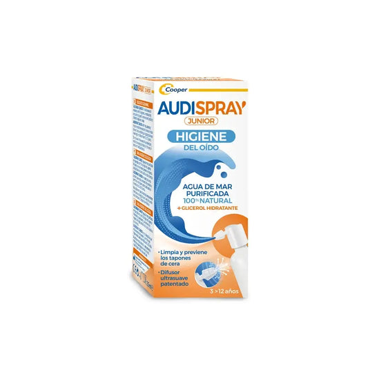 Solution de nettoyage des oreilles Audispray Junior 15 ml
