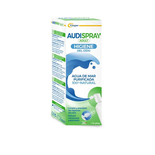 Solution de nettoyage des oreilles Audispray 50 ml