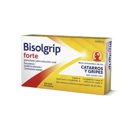 Bisolgrip Forte Solution orale granulée 10 sachets