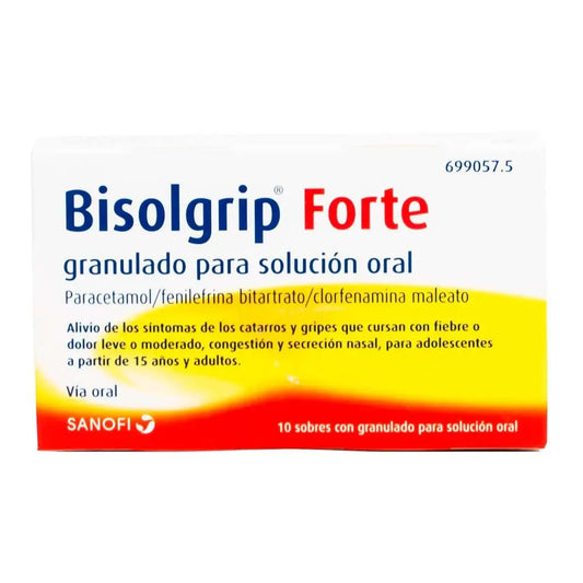 Bisolgrip Forte Solution orale granulée 10 sachets
