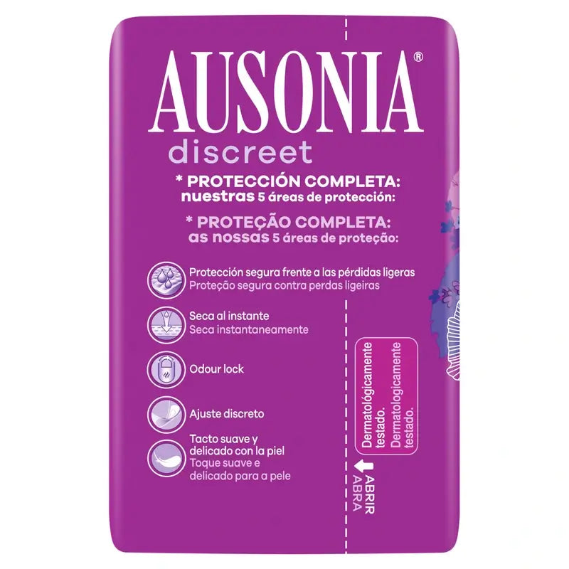 Ausonia Discreet Mini Plus Urine Loss Pads, 20 unités
