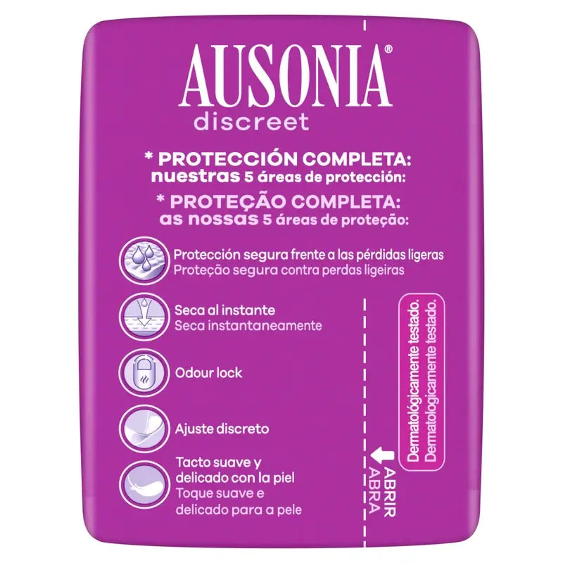 Ausonia Discreet Mini Urine Loss Pads, 24 unités