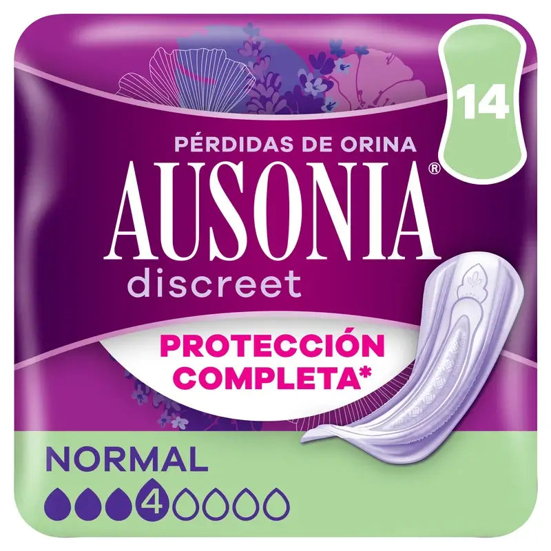 Ausonia Discreet Pads pour les fuites urinaires normales, 14 unités