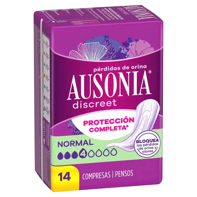 Ausonia Discreet Pads pour les fuites urinaires normales, 14 unités