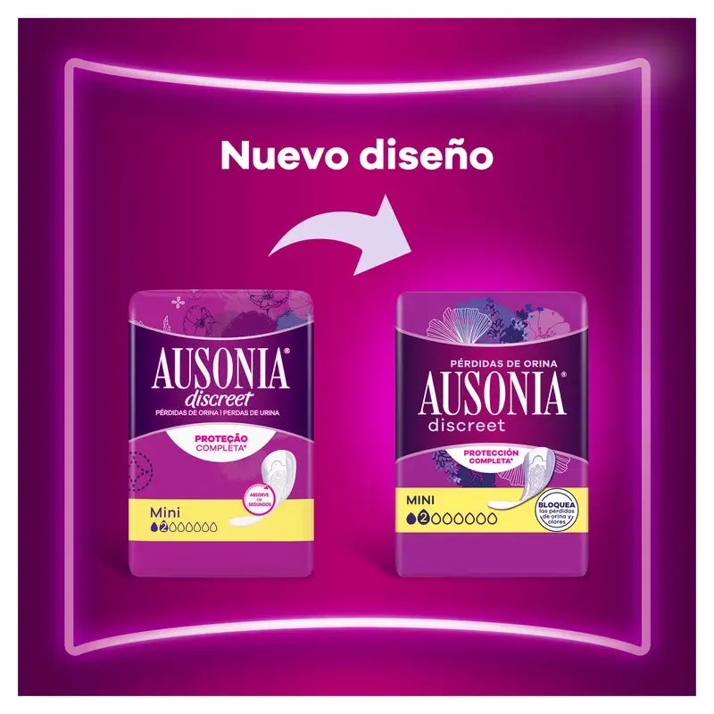 Ausonia Discreet Pads pour les fuites urinaires normales, 14 unités