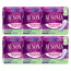 Ausonia Pack serviettes hygiéniques discrètes pour les femmes normales, 6 x 14 unités