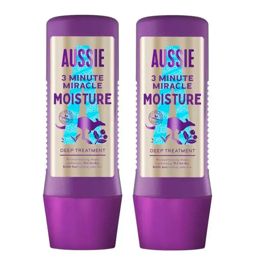 Aussie 3 Minutes Miracle Hydration Sos Mask, Pack 2 x 225 ml