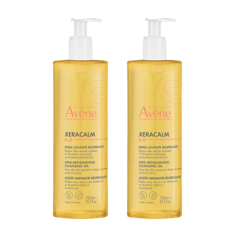 Avène Xeracalm Ad Huile Nettoyante, Pack 2 x750 ml