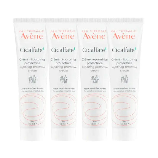 Avène Cicalfate Crème Réparatrice, Pack 4 x 100 ml