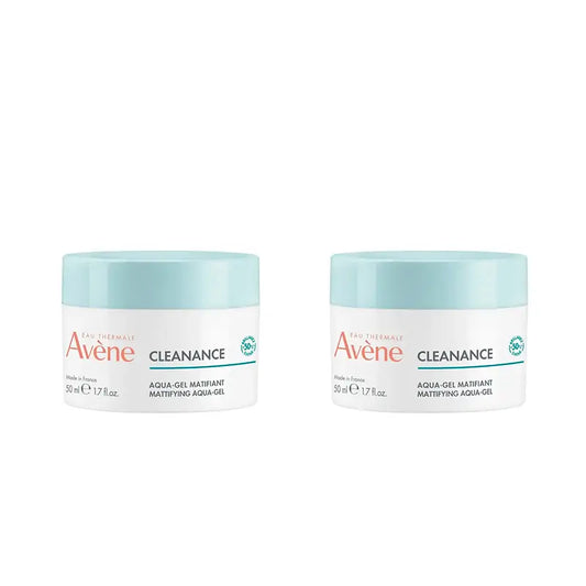 Avène Cleanance Aqua Gel Matifiant, 2X50 Ml