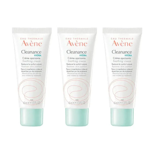 Avène Cleanance Hydra Cream, 3X40 Ml
