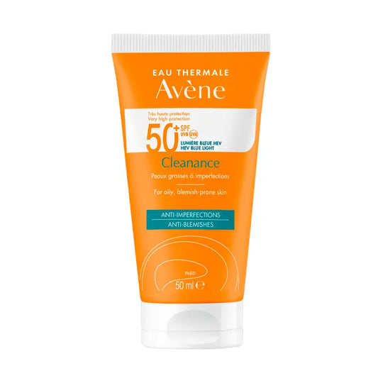 Avène Cleanance Solar SPF 50+, peaux grasses, 50 ml