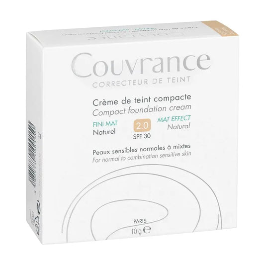 Avène Couvrance Crème Compacte Matte Finish Natural