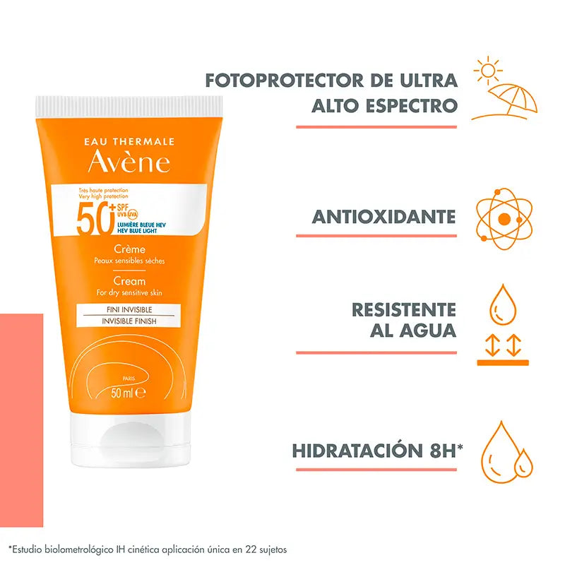 Avène Crème solaire SPF 50+ 50 ml